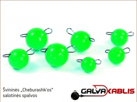 Svinines cheburashkos Fluo Green 01