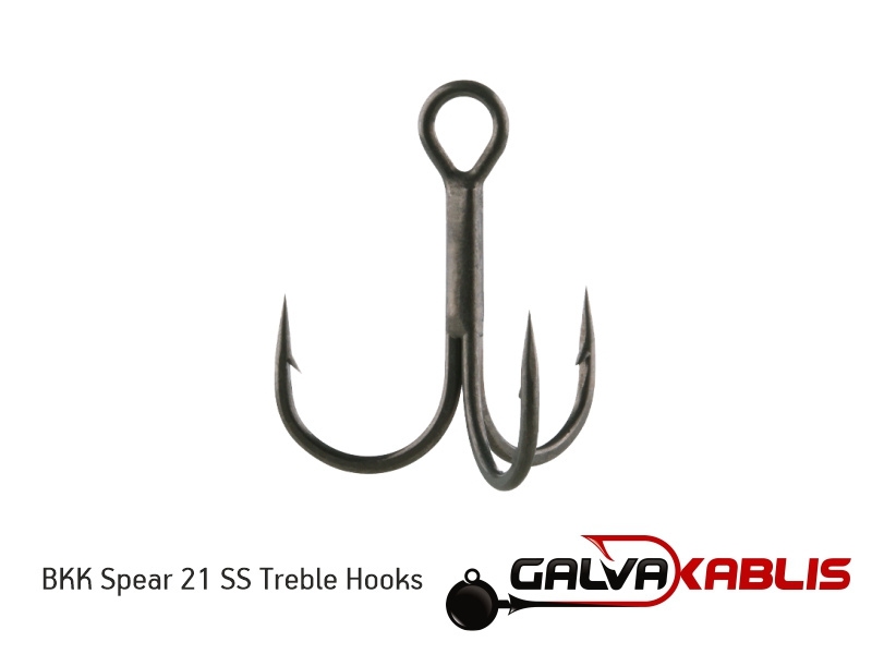 BKK Spear 21-SS Treble Hooks size-#1/0 (1vnt.) A-ET-6128