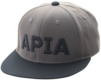 APIA Flat Cap Gray Black