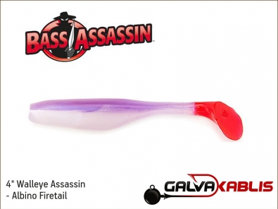 Walleye Assassin - Albino Firetail