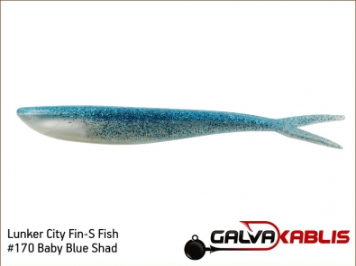 Lunker City Fin-S Fish 170 Baby Blue Shad