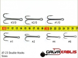 Double Hooks Sizes all