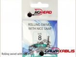 Rolling swivel with nice snap 8