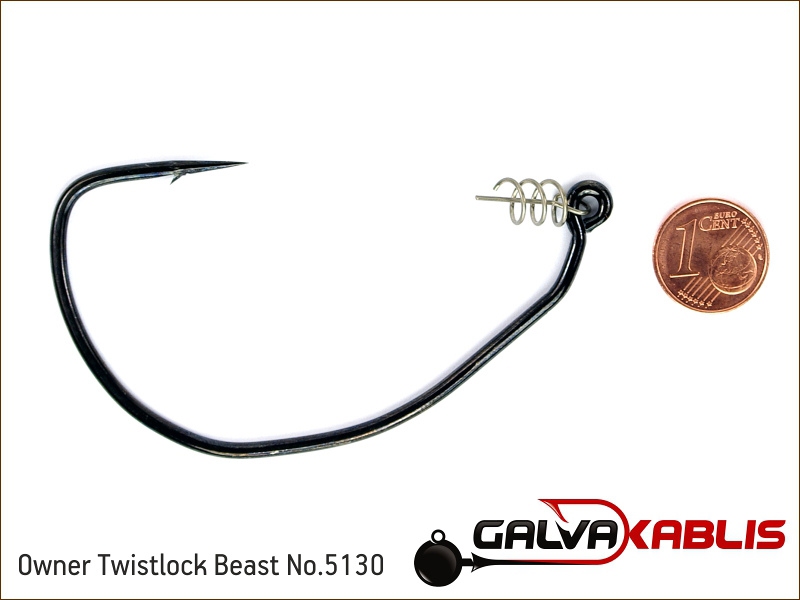 Owner Beast Hook Model. 5130-161 vienšakiai kabliukai #6/0