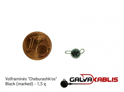 Tungsten Cheburashka Black 1.5g