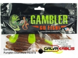 Gambler Flappn Shad 6 Pumpkin Chartreuse F63910 pack