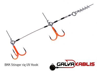 BKK Stinger rig UV Hook