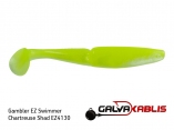 Gambler EZ Swimmer Chartreuse Shad EZ4130